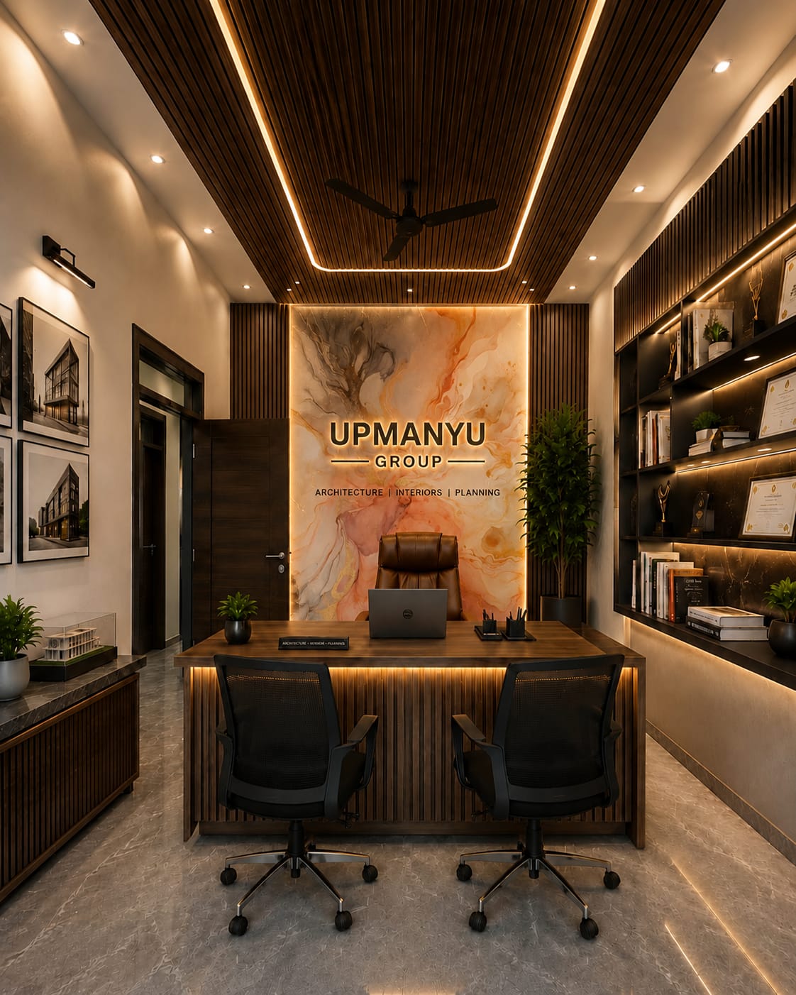 Upmanyu Group office interior, completed